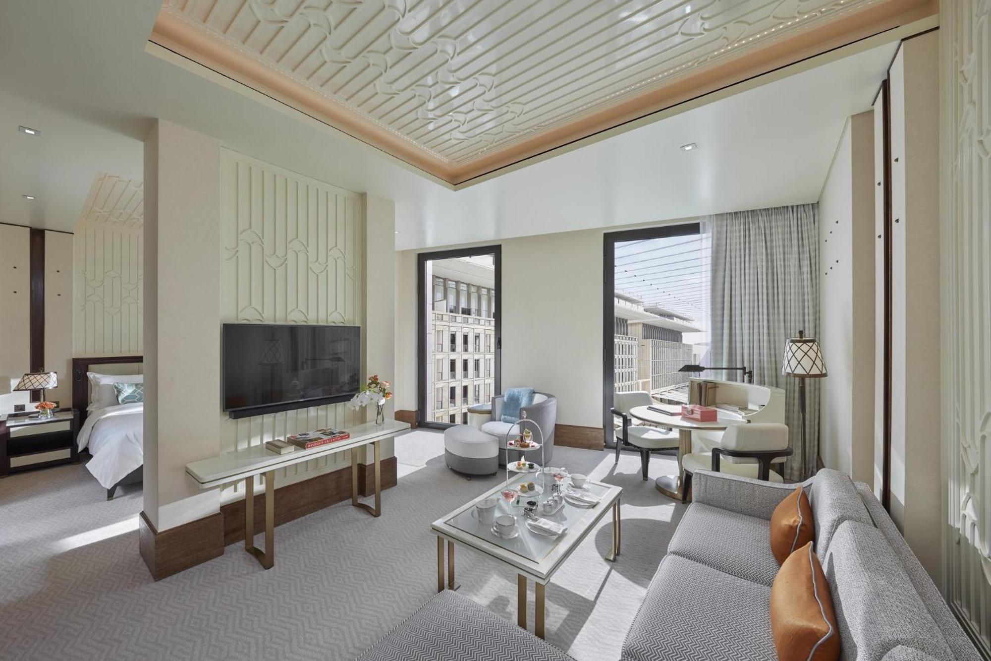Mandarin Oriental, Doha Hotel Kültér fotó A suite at the hotel